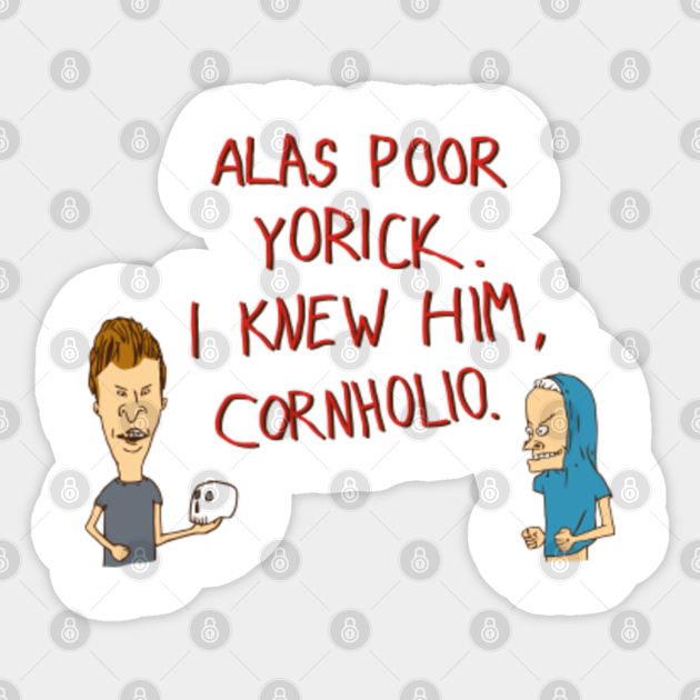 Cornholio Fan Art Cornholio Fan Art Sticker TeePublic
